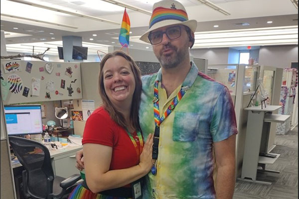 Kari Bjaastad (left) and Adam King (right) in Kansas City, Missouri, USA