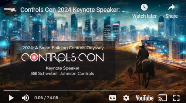 The era of autonomous buildings is just over the horizon. Johnson Controls executive Bill Schwebel revealed what it will take to get there during the keynote address at Controls Con 2024.
