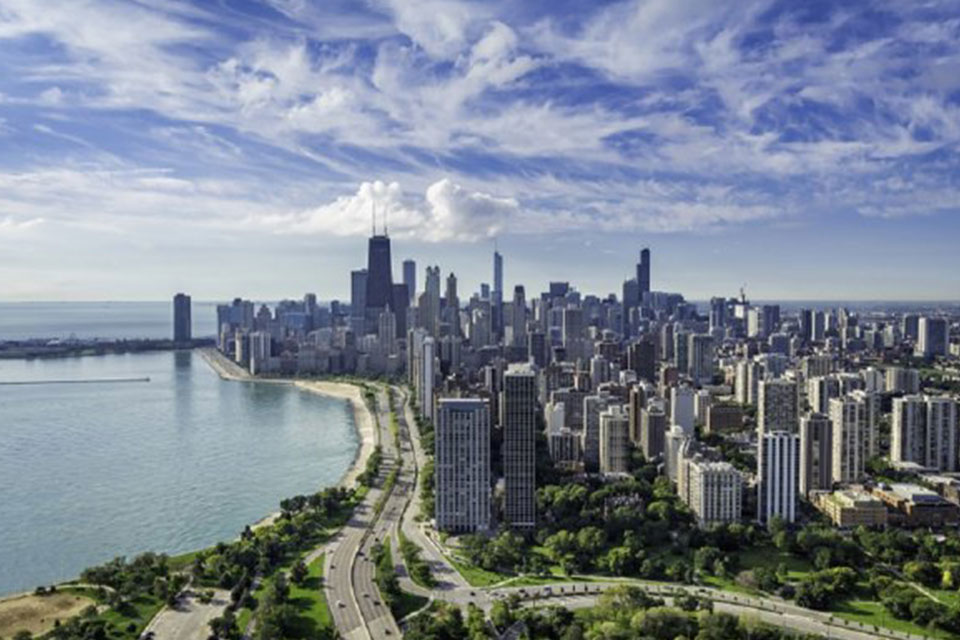 The Chicago shoreline, Illinois during day time