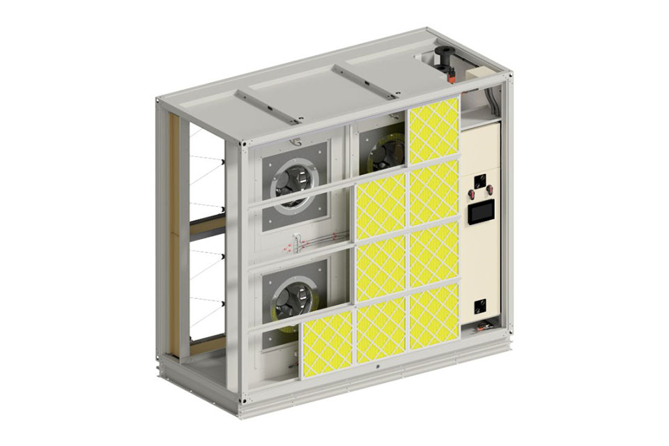 YORK Mission Critical Horizontal Computer Room Air Handler for hyperscale data centers